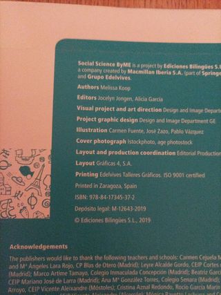 Natural y Social Science 4° primaria Lib