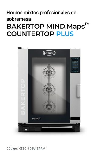 Horno Unox de pasteleria.