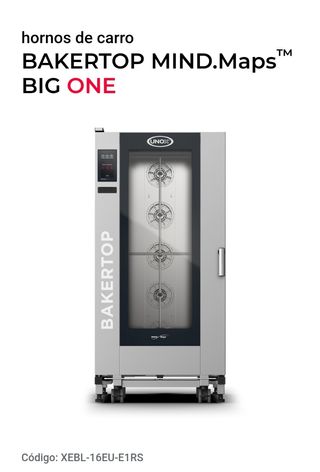 Horno Unox de pasteleria.