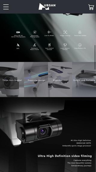 Dron nuovo con telecamera ultra HD 4K