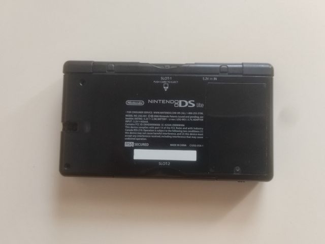 ⚫ Nintendo DS Lite con cargador color negro
