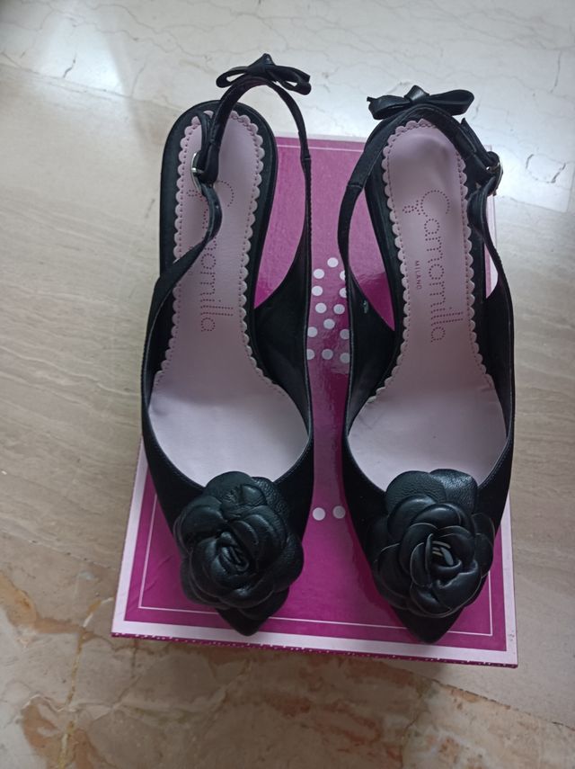 décolleté aperte camomilla 36