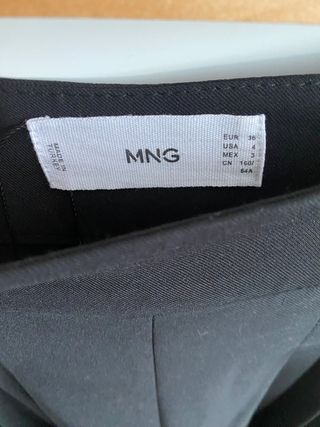 Pantalón evento mango talla 36