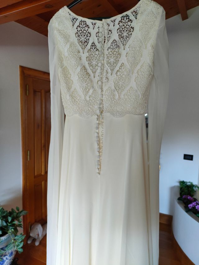 Vestido novia Pronovias estilo medieval