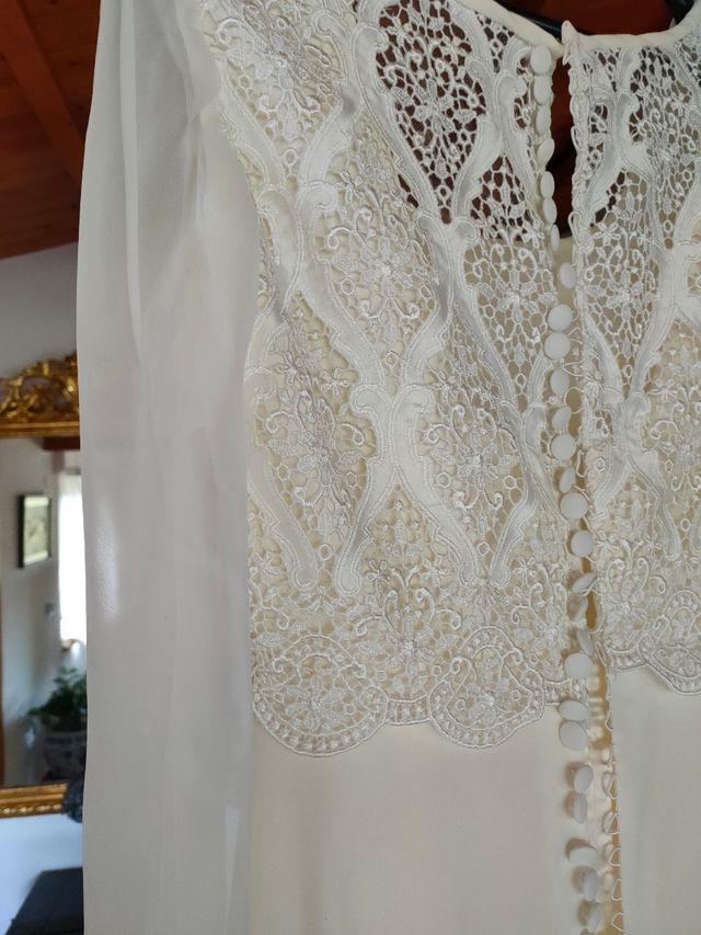 Vestido novia Pronovias estilo medieval