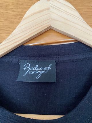 Camisa de punto y tela Reclaimed Vintage