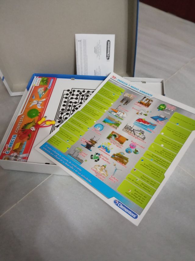 juego educativo y libro de fábula para niños