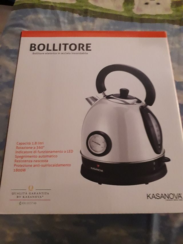 bollitore elettrico in acciaio inossidab kasanova
