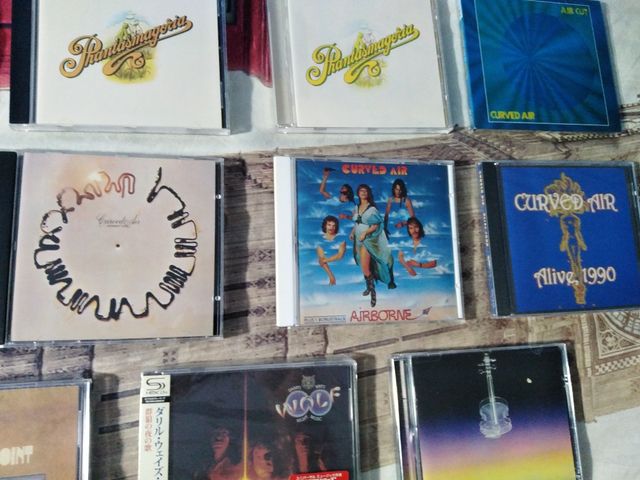 CURVED AIR / DARRYL WAY'S WOLF 15 CDs 1969-1990