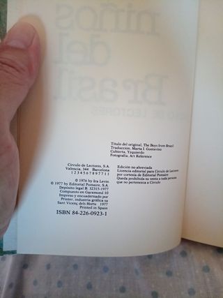 Los niños del Brasil - Ira Levin