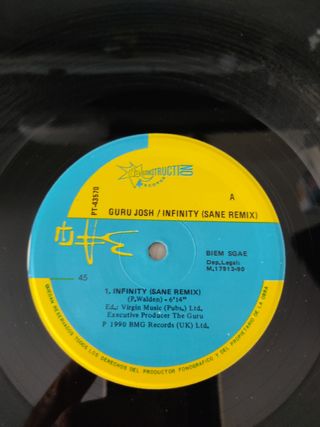 VINILO GURU JOSH INFINITY