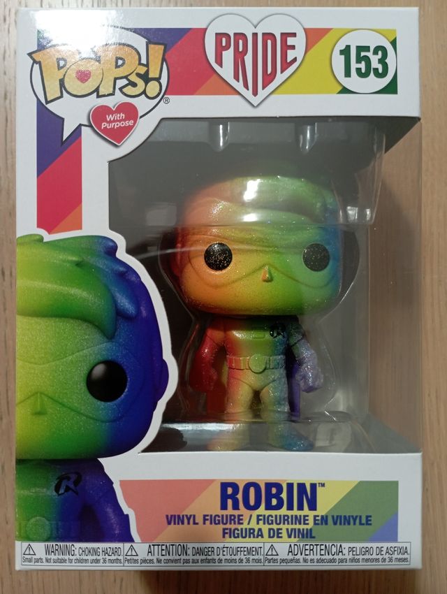 🔥Funko Pop PRIDE LGBTQ+ Robin 153 Special Edition