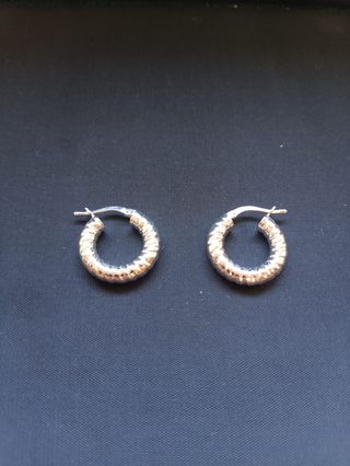 Pendientes aro plata