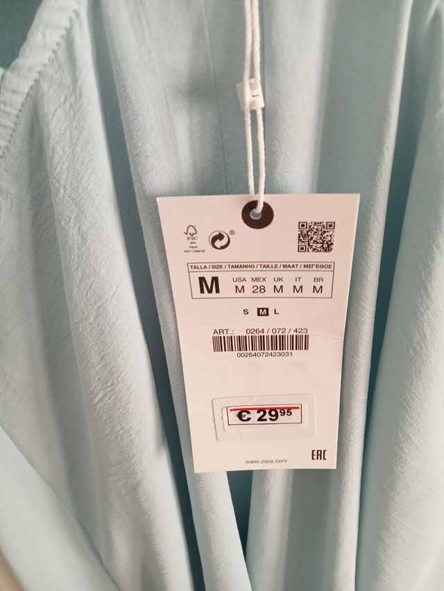 VESTIDO ZARA VOLANTES