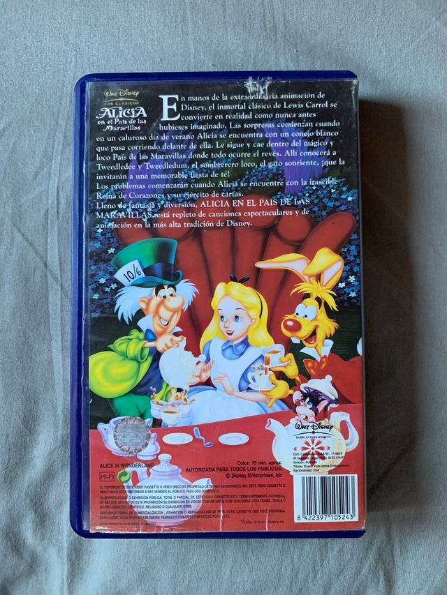 VHS Alicia en el país de las maravillas