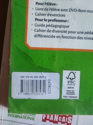 libro francés merci 1ESO