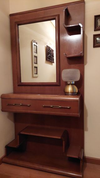 Mueble entrada con espejo