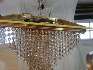 Lámpara salón cristal