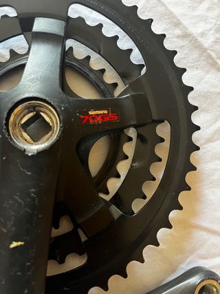 Guarnitura Shimano vintage   70GS  Ctripla
