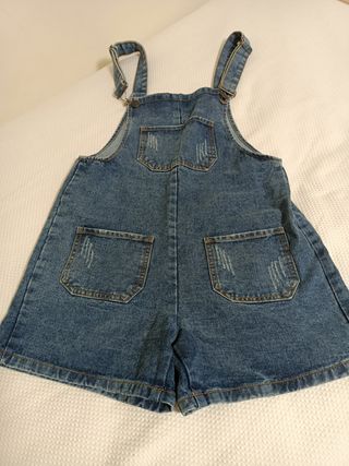 peto vaquero corto talla S nuevo