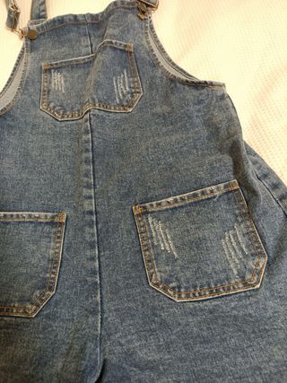 peto vaquero corto talla S nuevo