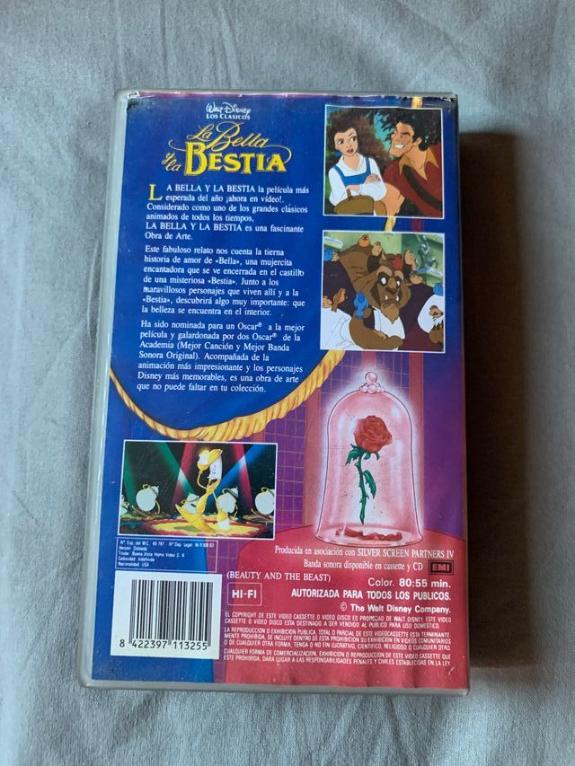 VHS La bella y la bestia