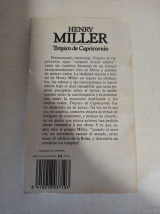 Lote 4 Libros Henry Miller