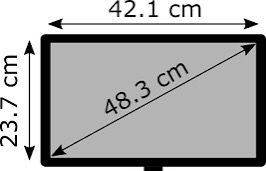 TV 19” color Belson