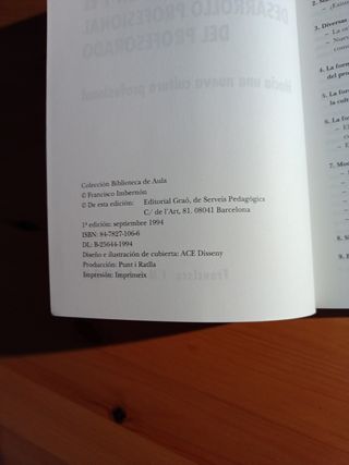 La formación y el desarrollo profesional