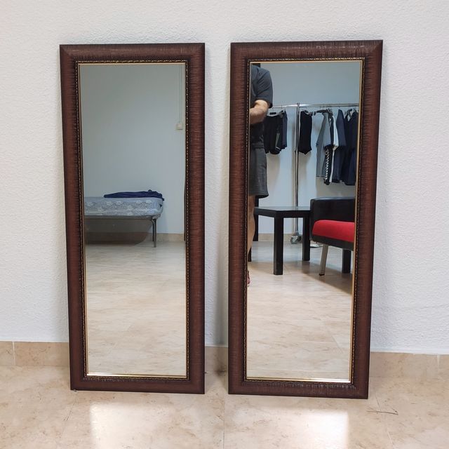 Specchio da toeletta, 100 x 40 cm.