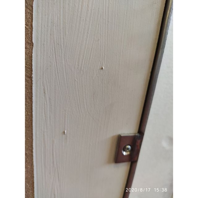 SPECCHIO 160X50, CORNICE IN ACCIAIO.