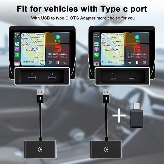 Adaptador CarPlay Inalambrico para iPhone NUEVO