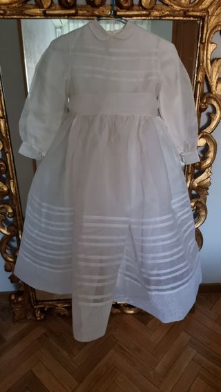 vestido de comunión vintage talla 7