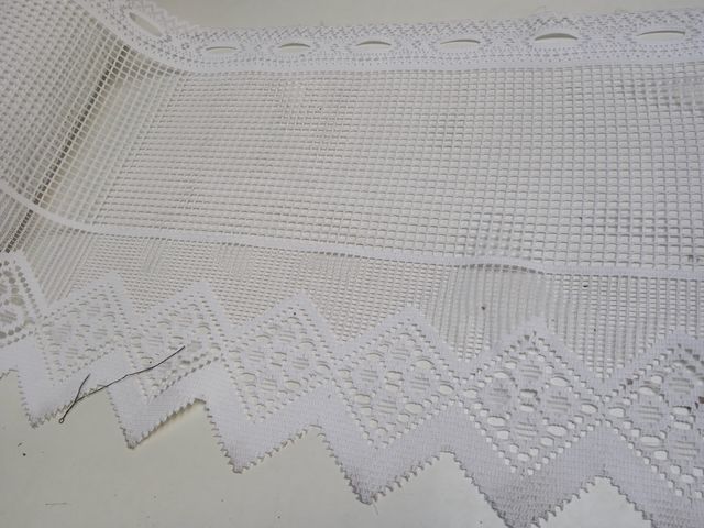 volantes 0.43 cmts encaje blanco dos modelos