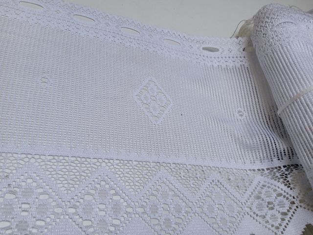 volantes 0.43 cmts encaje blanco dos modelos