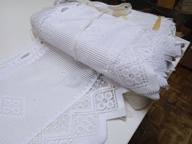 volantes 0.43 cmts encaje blanco dos modelos