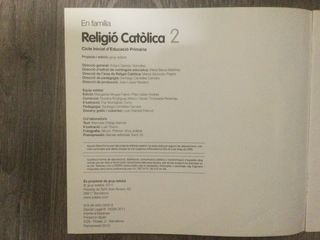 Llibre de Religió Catòlica 2 Primària