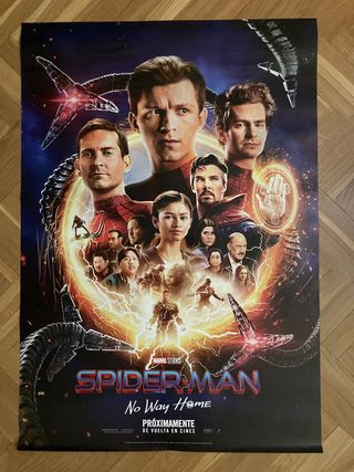 Poster Cine Spiderman. Novo y Hommes. Marvel