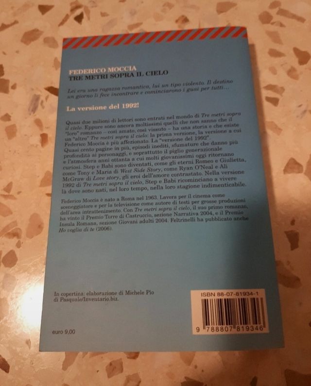 Libro tre metri sopra il cielo