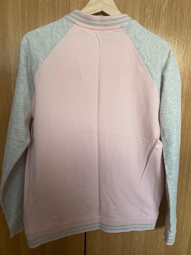 Chaqueta rosa y gris lefties