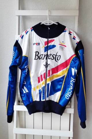 Chaqueta ciclista invierno 'Banesto' (1992)