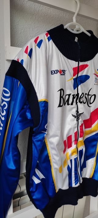 Chaqueta ciclista invierno 'Banesto' (1992)