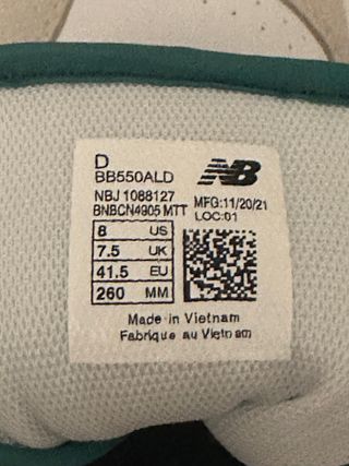 Zapatillas New Balance 550
