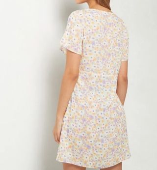 Vestido floral pull & Bear y2k