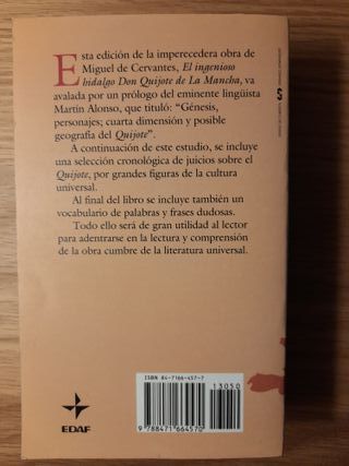 Don Quijote (estudio del profesor Martín Alonso)