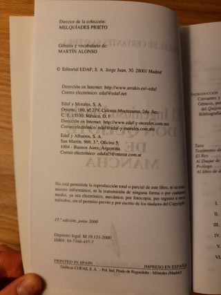 Don Quijote (estudio del profesor Martín Alonso)