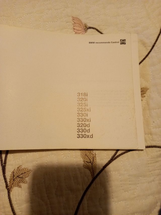 Manual de instrucciones BMW Serie 3 e46 familiar