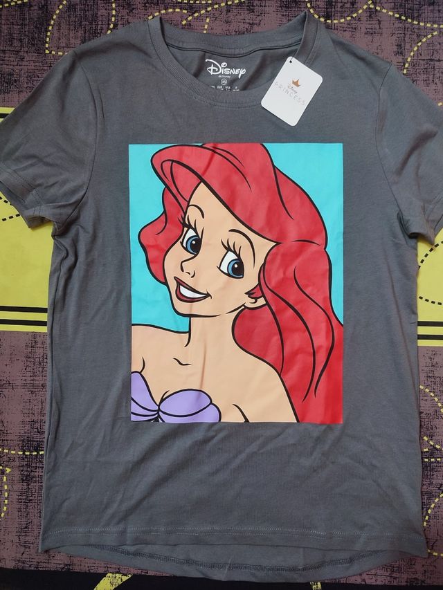 Disney Camiseta Ariel NiÃ±a Sirenita Playeras De CumpleaÃ±os De NiÃ±os