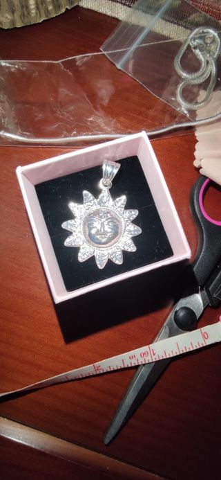 Colgante de plata 925 mls Sol 🌞de la suerte