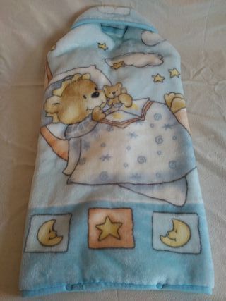 Saco manta para bebé BELPLA azul